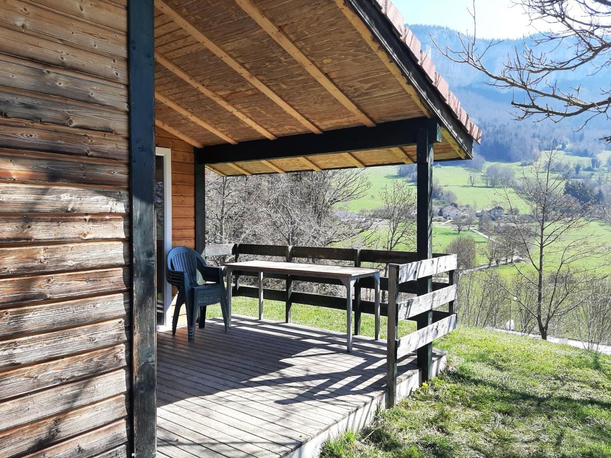 Chalet Du Camping La Porte St Martin Saint-Martin-en-Vercors Bagian luar foto